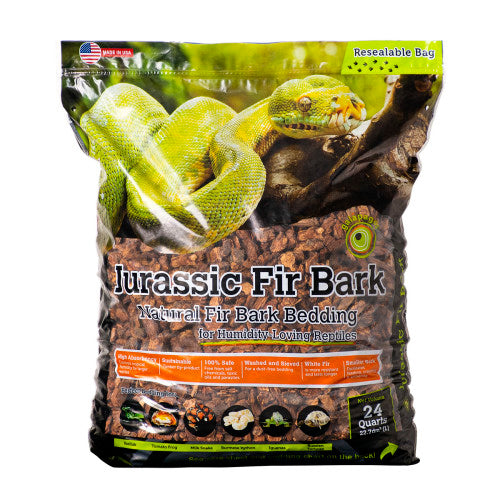 Galapagos Jurassic Fir Bark Natural Fir Bark Bedding Substrate 1 Each/24 qt by Galapagos
