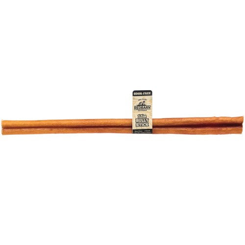 Redbarn Pet Products, Redbarn Pet Products Odor-Free Bully Stick Dog Chew, 12 Inch (Case Of 35)
