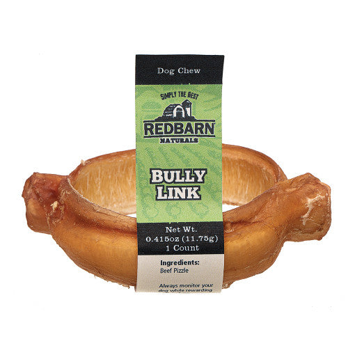 Redbarn Pet Products, Redbarn Pet Products Link Dog Treat Beef Pizzle, 0.415 Oz (Case Of 35)