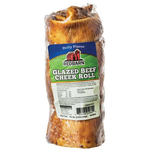 Redbarn Pet Products, Redbarn Pet Products Glazed Beef Cheek Roll Dog Treat, 2.05 Oz Beef, Small / Medium (Case Of 25)