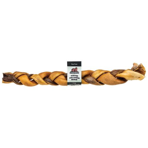 Redbarn Pet Products, Redbarn Pet Products Puffed Collagen Braid Dog Treat, 12 Inch (Case Of 20)