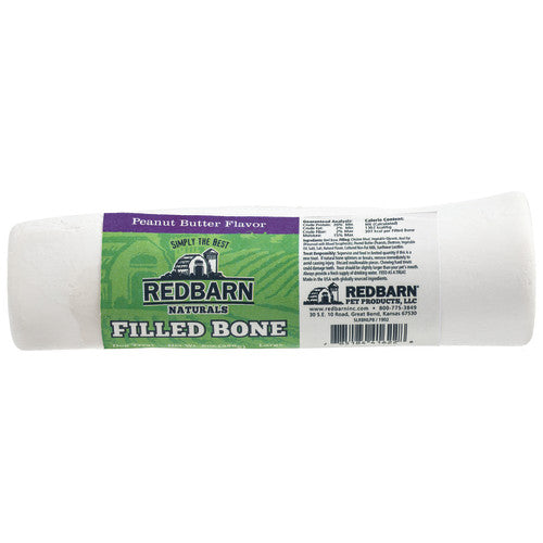 Redbarn Pet Products, Redbarn Pet Products Naturals Filled Bone Dog Treat, Peanut Butter, 15Each/LG, 15 Count (Count of 15)