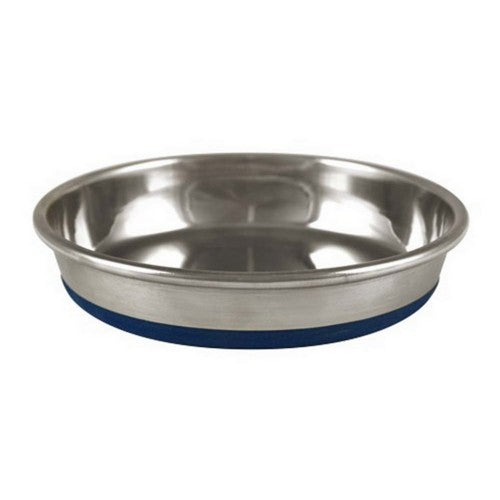 OurPets, OurPets Premium Rubber Bonded Stainless Steel Cat Bowl, Silver, 1 Each/12 Oz