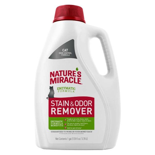 Nature's Miracle Just for Cats Stain & Odor Remover 1 Each/128 Oz by Natures Miracle