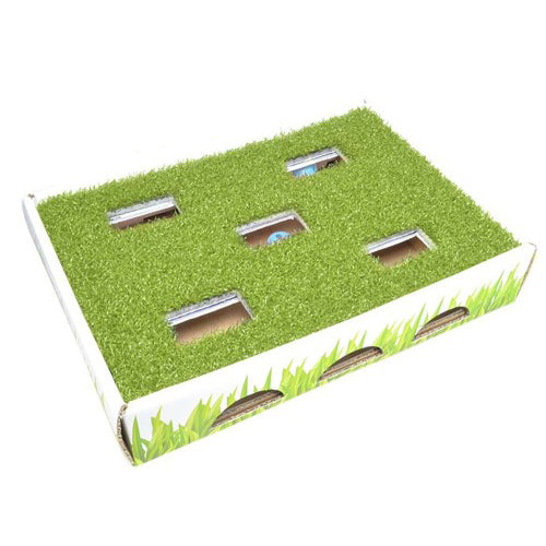 Petstages Grass Patch Hunting Box Cat Toy White, Green, 1 Each/One Size by Petstages