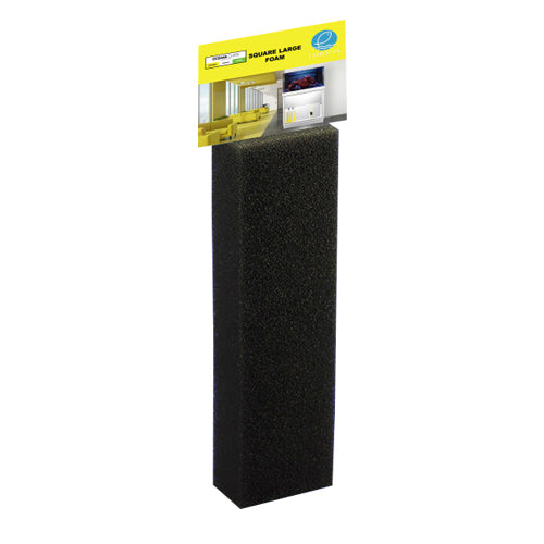 Eshopps Replacement Filter Foam for Filters Square, Black, 1 Each/Large by San Francisco Bay Brand