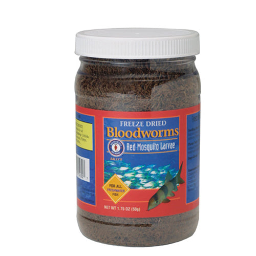San Francisco Bay Brand, San Francisco Bay Brand Bloodworms Freeze Dried Fish Food, 1 Each/1.75 Oz