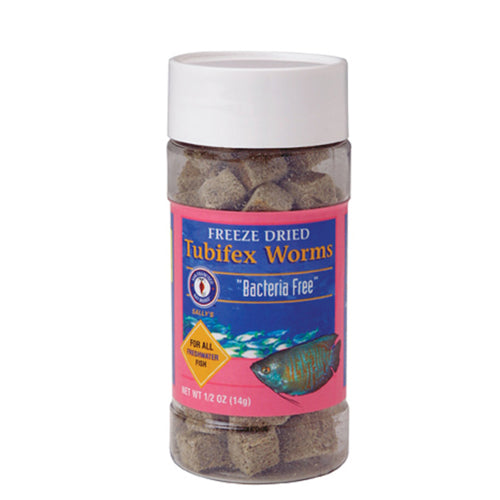 San Francisco Bay Brand Bacteria Free Tubifex Worms Freeze Dried Fish Food 1 Each/0.5 Oz by San Francisco Bay Brand