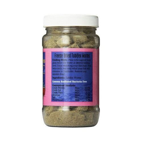 San Francisco Bay Brand, San Francisco Bay Brand Bacteria Free Tubifex Worms Freeze Dried Fish Food, 1 Each/1 Oz