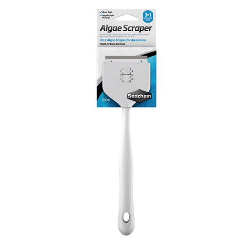 Seachem, Seachem Laboratories 3-in-1 Algae Scraper for Glass and Acrylic Aquariums, 1 Each/12 in