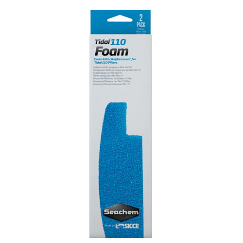 Seachem, Seachem Laboratories Tidal Foam Sponge, For Tidal 110 Filters, Blue, 1 Each/2 Pack