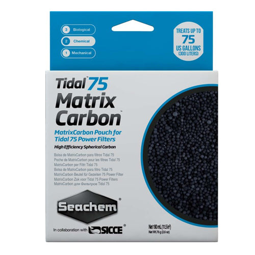 Seachem Laboratories Tidal Matrix Activated Carbon Media 1 Each/190 ml by Seachem