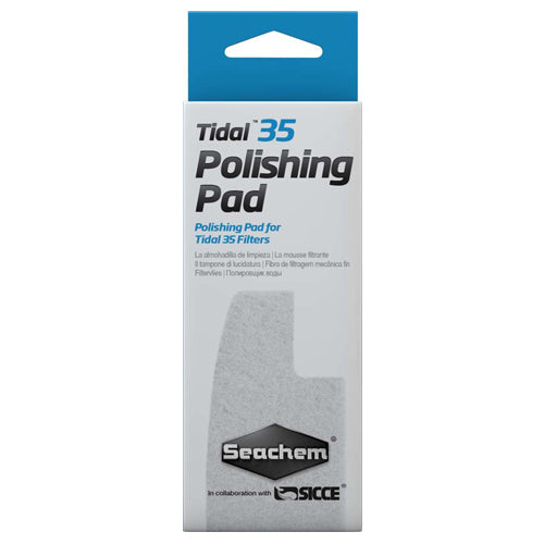 Seachem Laboratories Tidal Polishing Pad For Tidal 35 Filters, White, 1 Each/2 Pack by Seachem