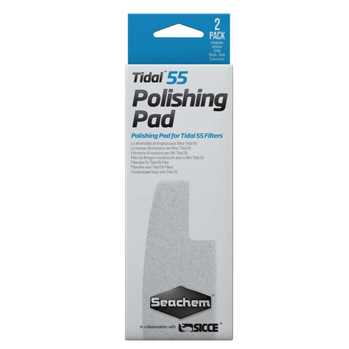 Seachem, Seachem Laboratories Tidal Polishing Pad, For Tidal 55 Filters, White, 1 Each/2 Pack