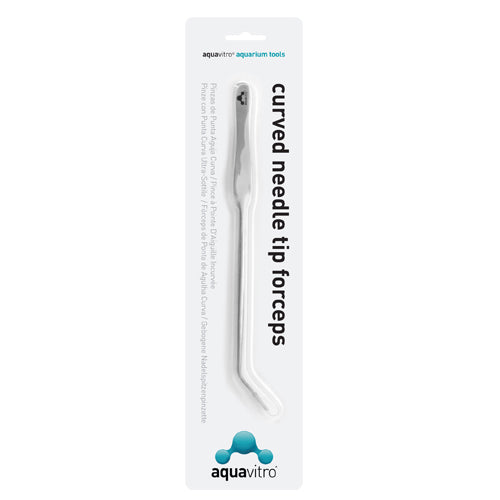 aquavitro, aquavitro Stainless Steel Tip Forceps, Curved Needle, 1 Each