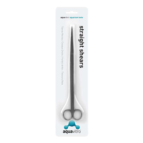 aquavitro, aquavitro Stainless Steel Straight Shears Aquarium Tool, Silver, 1 Each/10 in