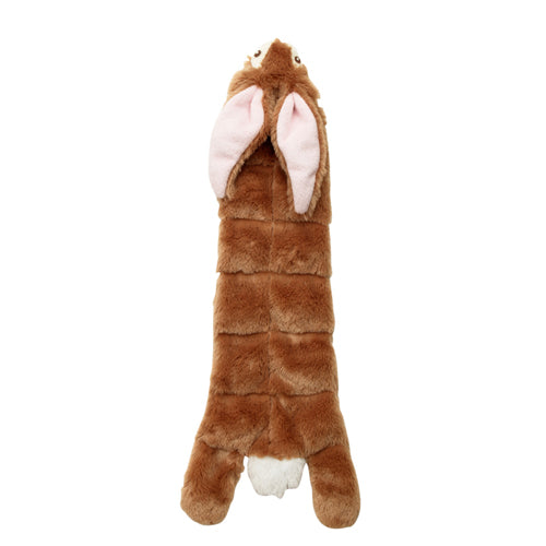 Skinneeez Multi-Squeaker Dog Toy Rabbit Assorted, 1 Each/20 in by San Francisco Bay Brand