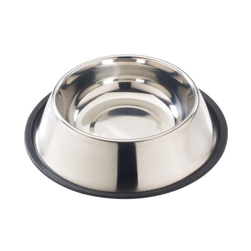 Spot, Spot Stainless Steel Mirror Finish No-Tip Dog Bowl, Silver, 1 Each/64 Oz
