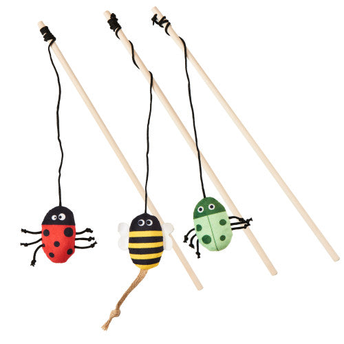 Spot, Spot Love The Earth Insect Teaser Wand Cat Toy, Assorted, 1 Each/One Size
