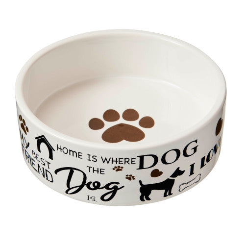 Spot, Spot I Love Dogs Dog Dish, 1 Each/5 in
