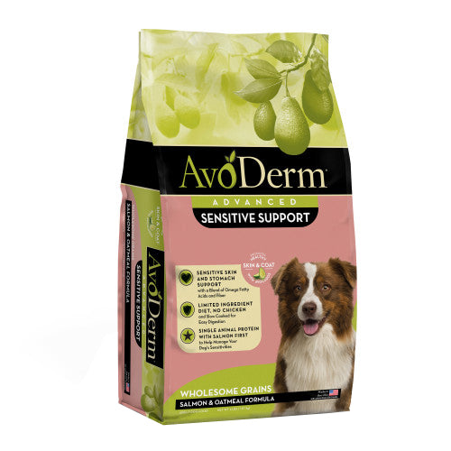 Avoderm, AvoDerm Natural Advanced Sensitive Support Salmon & Oatmeal Formula, 1 Each/4 lb