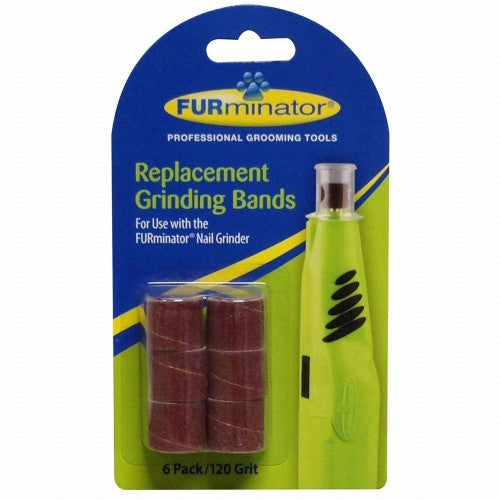 Furminator, FURminator Grinder Replacement Bands, Brown, 1 Each/6 pk, 120 Grit