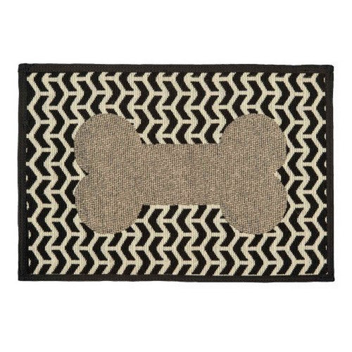 Loving Pets Bella Fashion Mats Geometric Bone, Brown, 1 Each/One Size by Loving Pets
