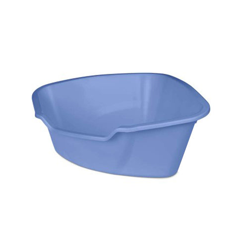 Van Ness Plastics, Van Ness Plastics High-Sides Corner Cat Litter Pan, Blue, 1 Each/Large