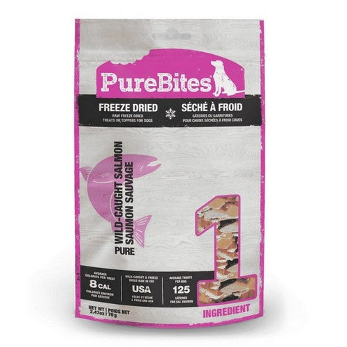 PureBites Freeze Dried Salmon Dog Treats 2.47 Oz by PureBites