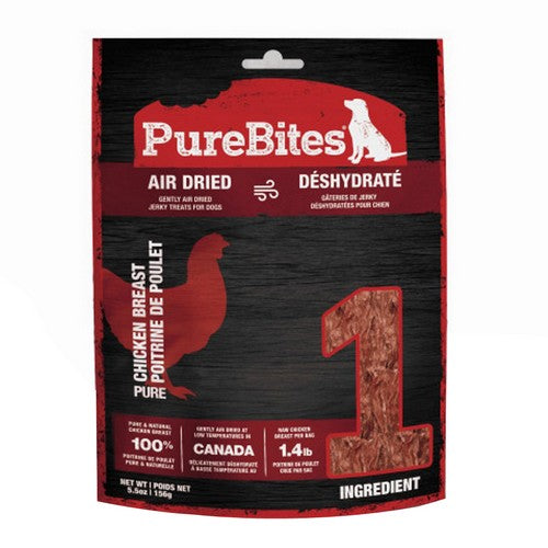 PureBites Chicken Jerky Mid Size 5.5 Oz by PureBites