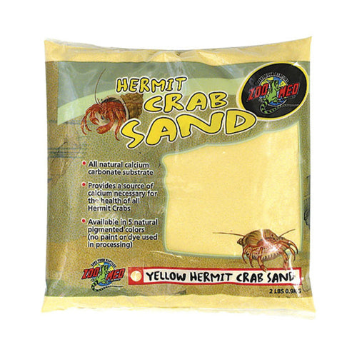 Zoo Med Hermit Crab Sand Yellow, 1 Each/2 lb by Zoo Med