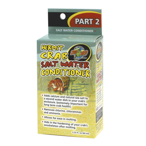 Zoo Med Hermit Crab Salt Water Conditioner 1 Each/2.25 Oz by Zoo Med