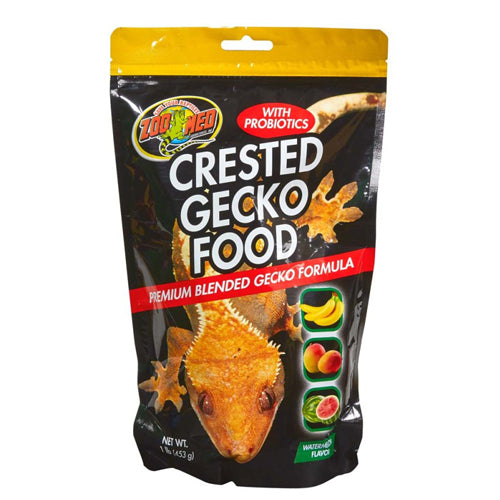 Zoo Med Crested Gecko Food Premium Blended Watermelon Dry Food 1 Each/1 lb by Zoo Med
