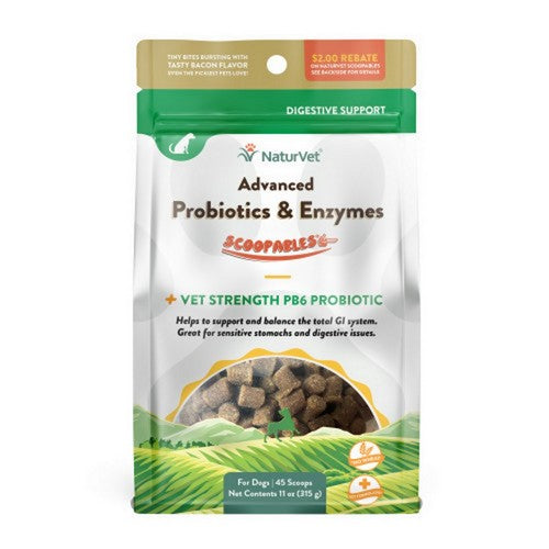 Evolutions By NaturVet, Scoopables Advanced Probiotics and Enzymes For Dogs, 11 Oz