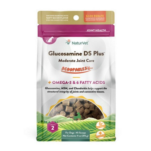 Scoopables Glucosamine DS Plus Level 2 For Dogs 11 Oz by Evolutions By NaturVet