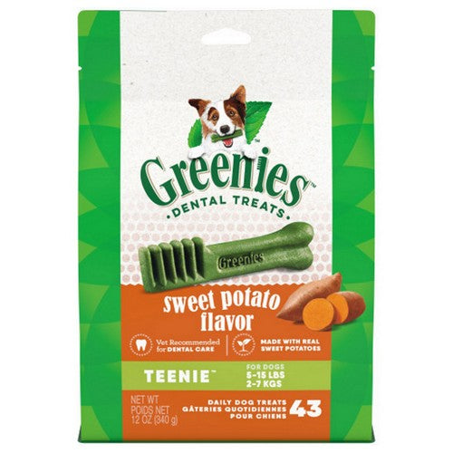 Dog Dental Treats Teenie Sweet Potato 12 Oz / 43 Count  by Greenies