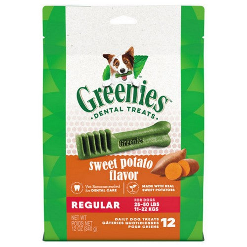 Dog Dental Treats Teenie Sweet Potato 12 Oz / 12 Count (Regular/ Sweet Potato) by Greenies