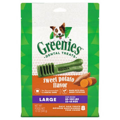 Dog Dental Treats Teenie Sweet Potato 12 Oz / 8 Count (Large/ Sweet Potato) by Greenies