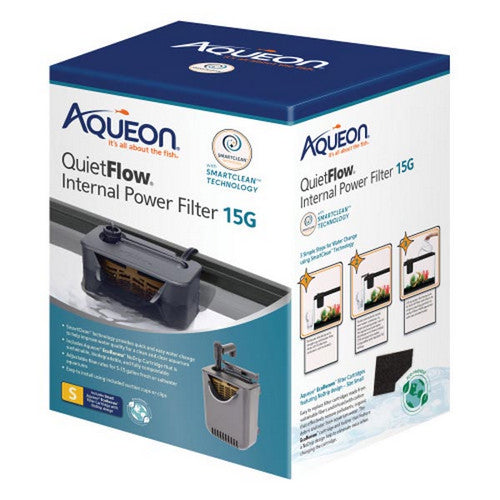 Aqueon, QuietFlow Internal Filter with SmartClean Technology, 1 Count / Small
