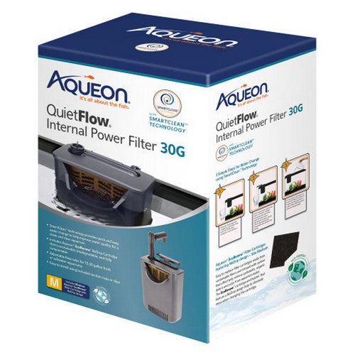Aqueon, QuietFlow Internal Filter with SmartClean Technology, 1 Count / Medium