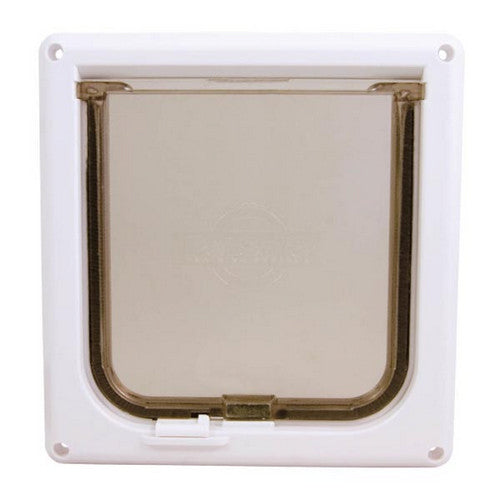 PetSafe, Lockable Cat Flap, 1 Count (White / Grey)