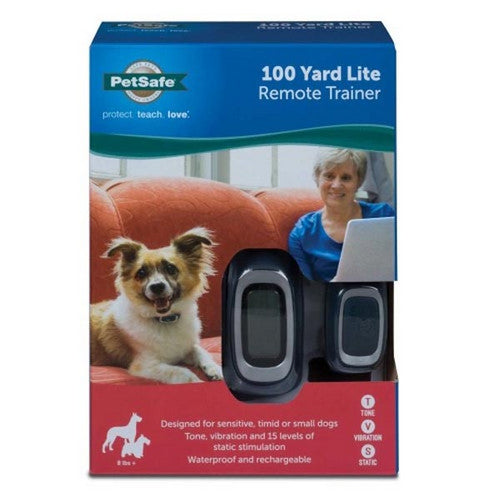 PetSafe, Lite Remote Trainer Dog Collar Blue, 1 Count / 100 Yards
