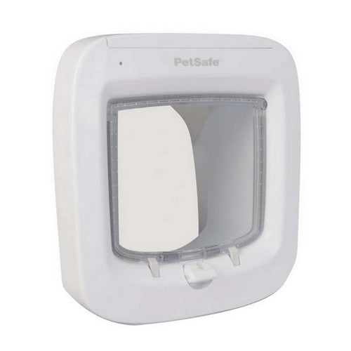PetSafe, Microchip Cat Flap White, Clear, 1 Count