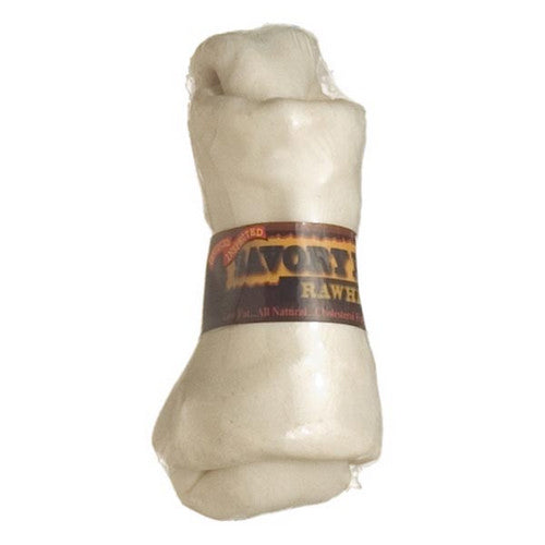 Savory Prime, Supreme Knotted Rawhide Bones Bulk, Natural, 1 Count / 4-5 Inches