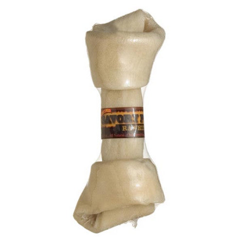 Savory Prime, Supreme Knotted Rawhide Bones Bulk, Natural, 1 Count / 6-7 Inches