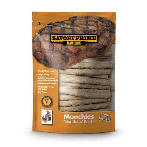Savory Prime, Munchie Sticks Dog Treat Natural, 50 Count / 5 Inches (Stick)