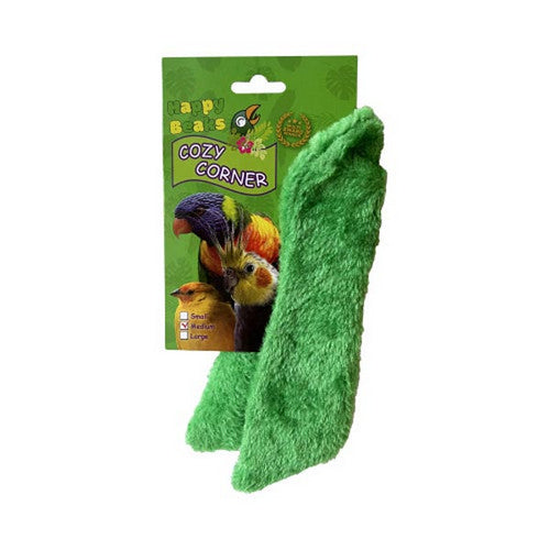 A&E Cage Company, Happy Beaks Snuggle Corner Assorted, 1 Count / Medium