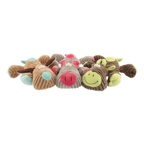 Petsport USA, Tuff Squeaks Plush Dog Toy Farm Critter Assorted, 1 Count