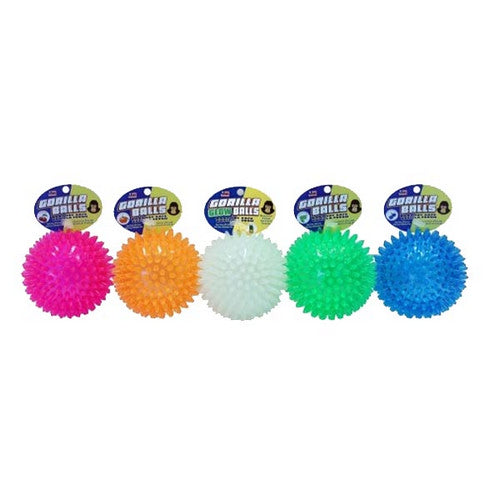 Petsport USA, Gorilla Ball Dog Toy Assorted, 2 Inches Small