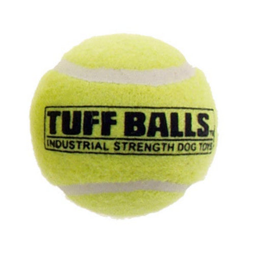 Petsport USA, Tuff Ball Dog toy Yellow, 1.8 Inches (Case Of 12)